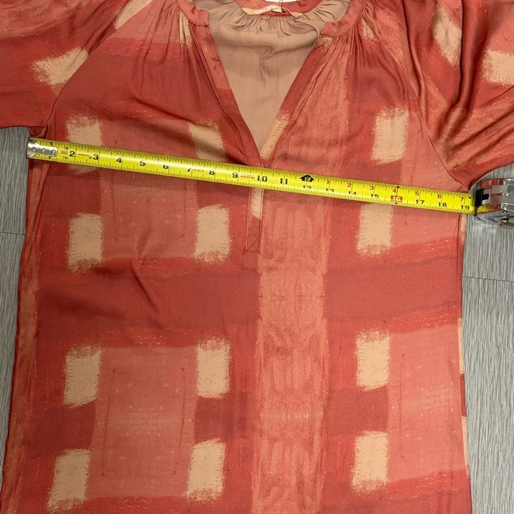 Cali Dreaming Sheer Boho Midi Dress / Beach Cover Up Size 1 Anthropology style